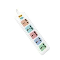 Aptech A455 5 Ports 2 Pin 3 Meter Power Strip